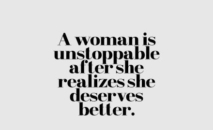 A woman is unstoppable after she realizes she deserves better.

#ThinkBIGSundayWithMarsha #EndViolence #EliminateBullyingBasedViolence #SuicideAwareness #bullying #awareness #mentalhealth #humanity