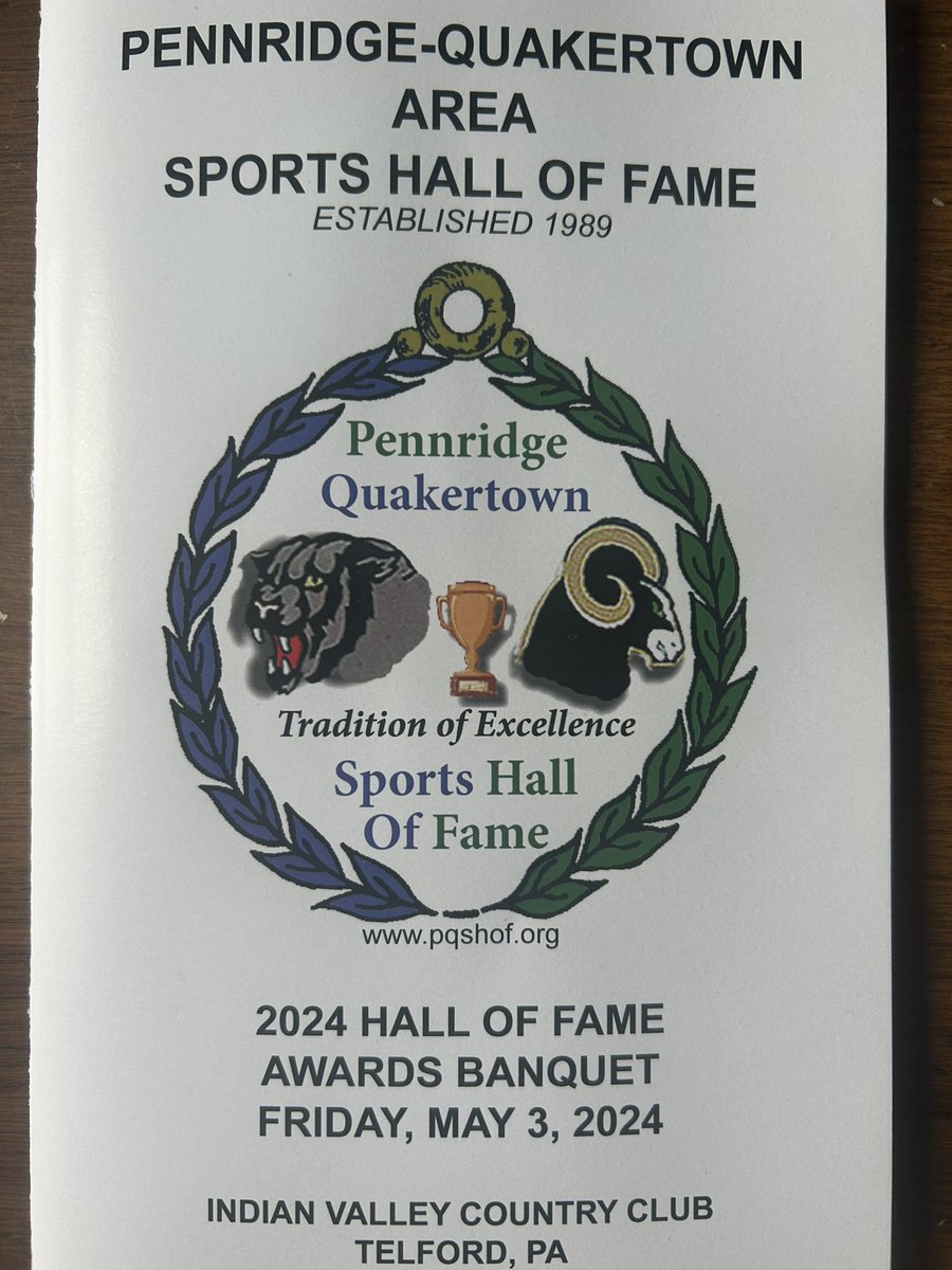We recognized the 2023-2024 Pennridge-Quakertown Area Sports Hall of Fame inductees Friday night. Truly a tradition of excellence. Congratulations to the new inductees!