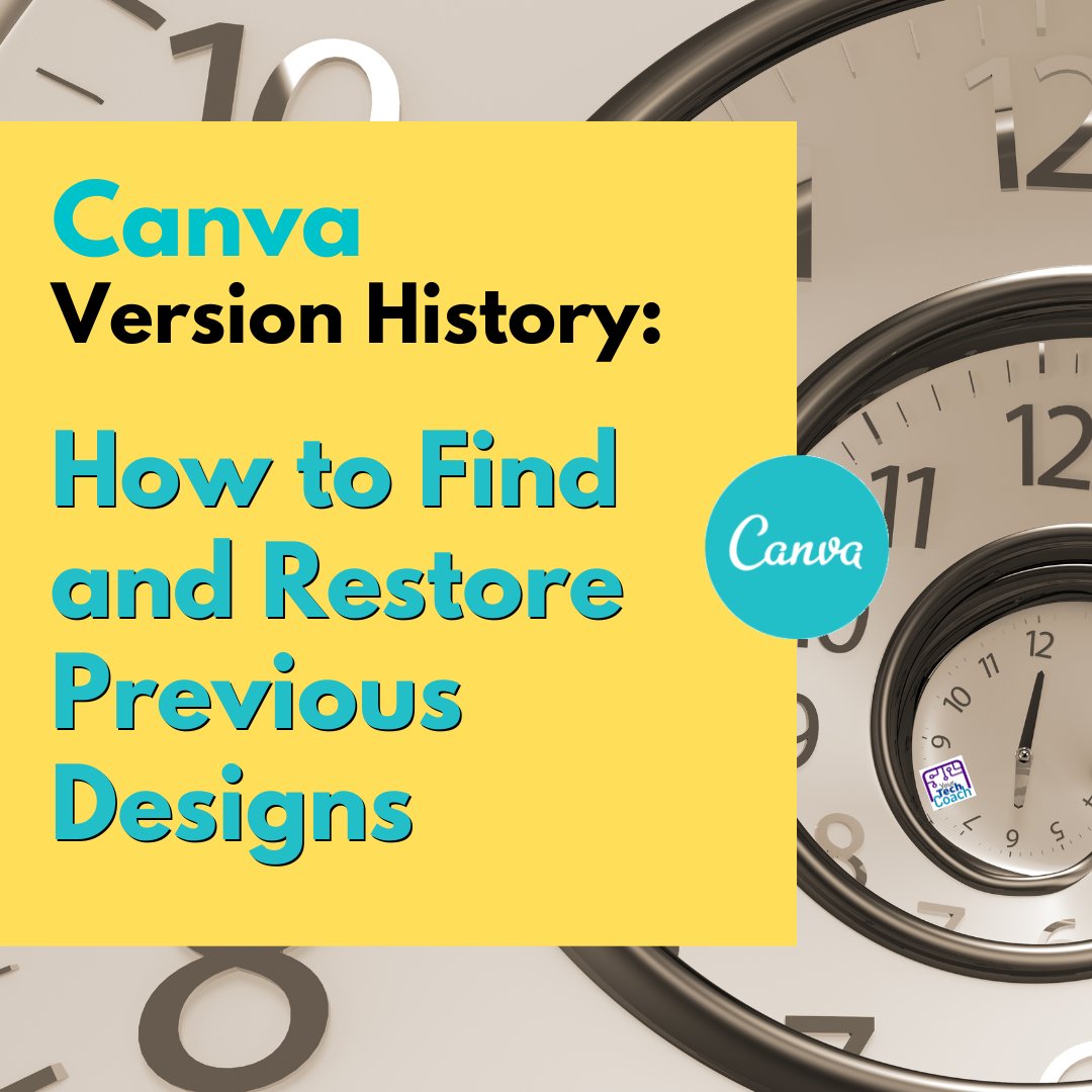 Canva Version History: How to Find and Restore Previous Designs

youtube.com/watch?v=EITvhv…

#canvaversionhistory, #CanvaTips, #YourTechCoach, #learnsomethingnew