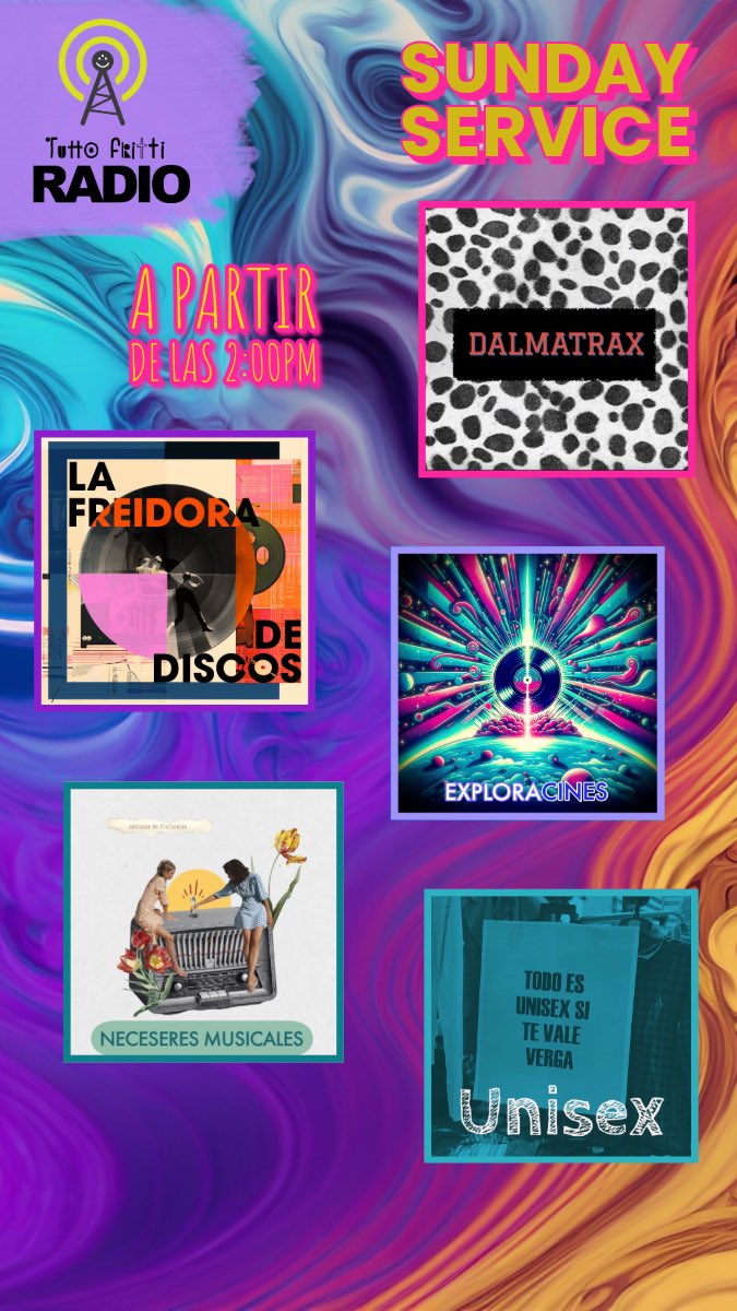 RadioFritti's tweet photo. Hoy, como todos los domingos, presentamos: Sunday Service. Las repeticiones de nuestros programas de corrido. 

Escuchen a partir de las 2pm.

https://t.co/irwu1PzUBC

#internetradio #webradio #radioshow #music #musicdiscovery https://t.co/RCkkBHRkHM