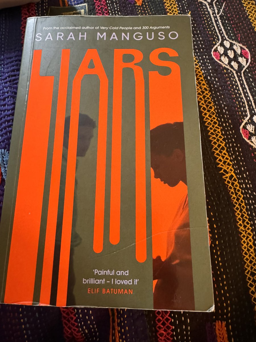 Oh. This novel. Blistering. Stunning. I need to read it again, immediately. Thank you, beyond @Kieran_Sangha @picadorbooks and most of all #SarahManguso #Liars