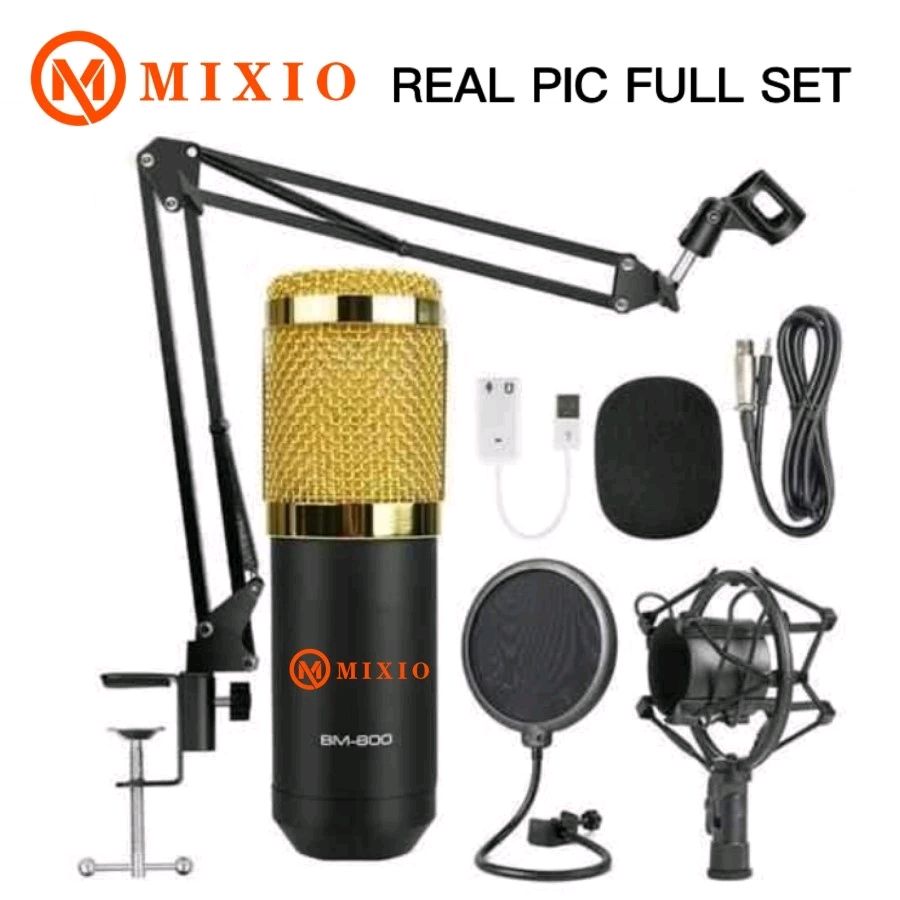 Cek MIXIO BM800 ORIGINAL Full Paket recording Microphone Condenser Live dengan harga Rp234.000. Dapatkan di Shopee sekarang! shope.ee/2VVXkIw6Av?sha…