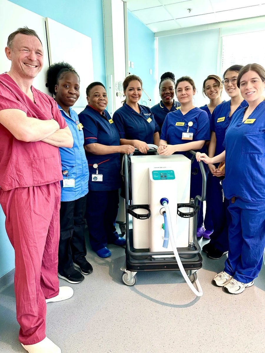 Midwives have played a significant role in #ClimateAction at UCLH by adopting greener technologies. Last year, six new mobile Entonox destructions units were installed in birthing and labour wards, which will reduce the carbon footprint of our #maternity care. #MidwivesAndClimate