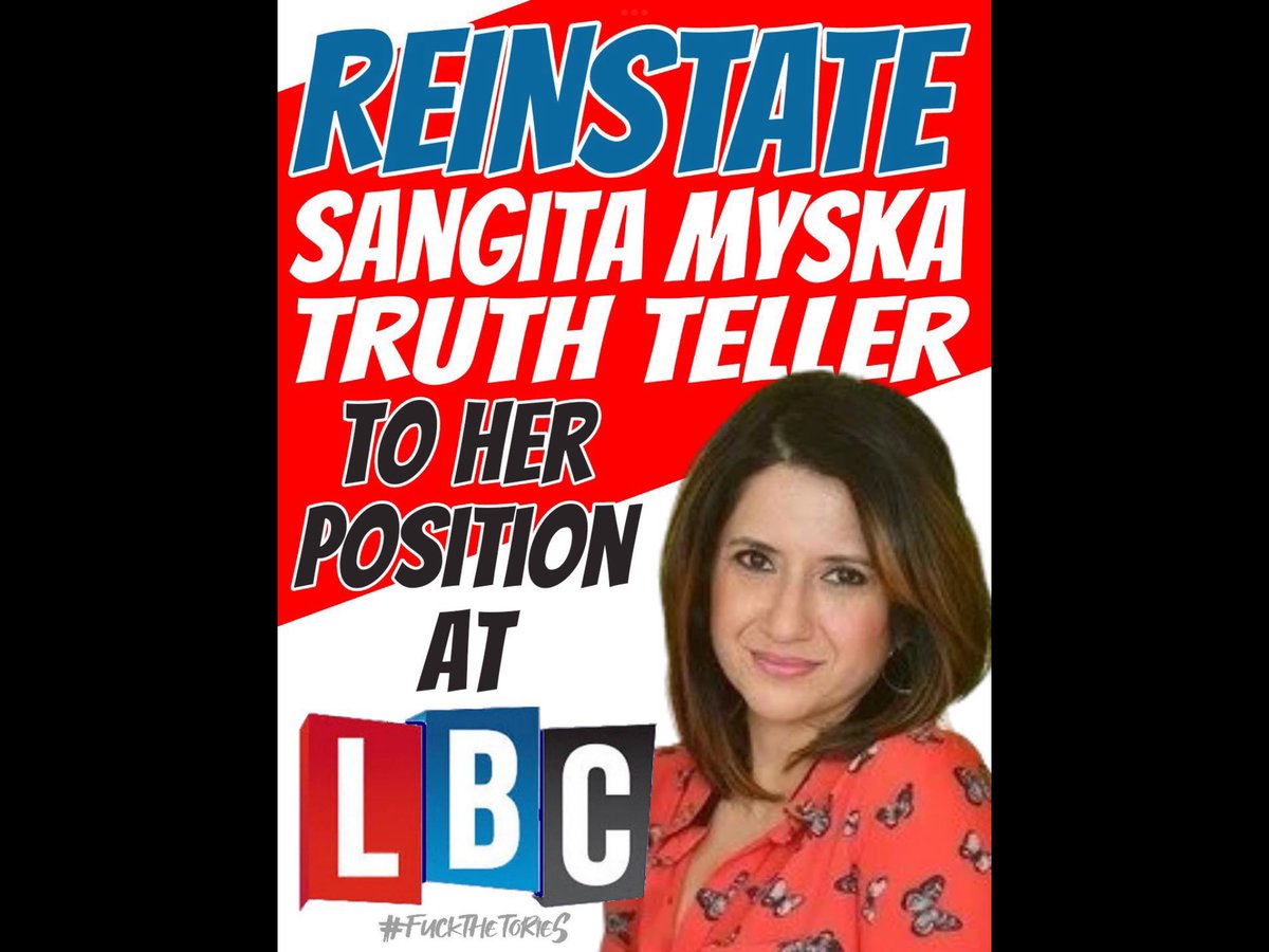 @CountBinface Well done @CountBinface 👏👏👏 @LBC where is @SangitaMyska? We miss Sangita. 😔