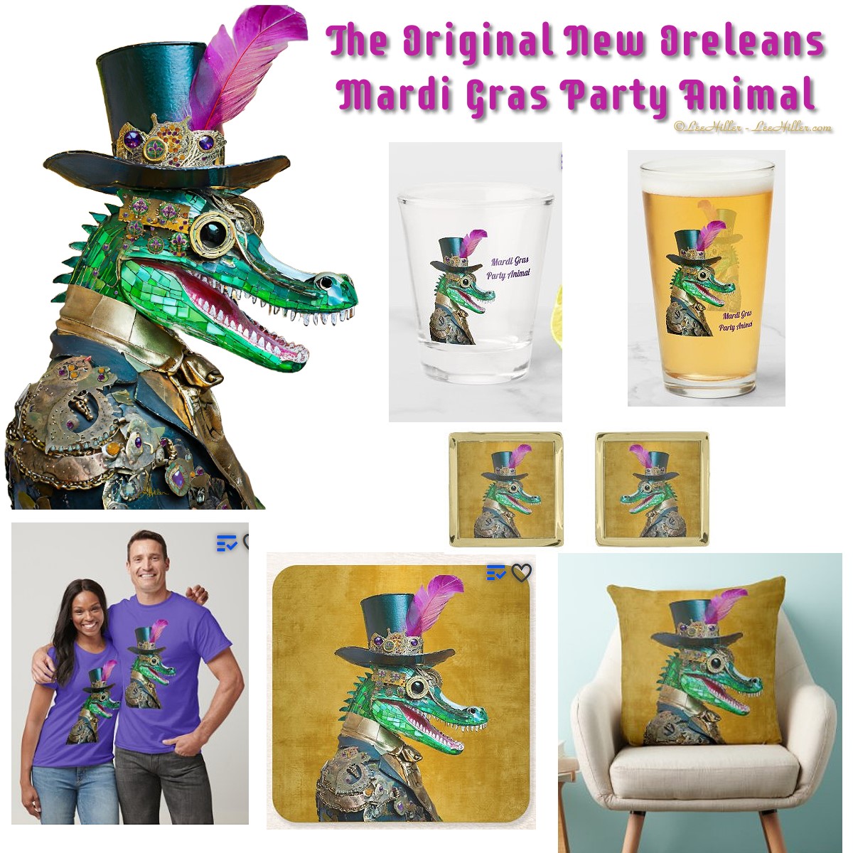 ✨🃏🎭🎉⚜👑⚜🎉🎭🃏✨
The Original NOLA Party Animal
zazzle.com/collections/11…

#Alligator #PartyAnimal #MardiGras #homedecor #giftideas #MardiGras2025 #partysupplies #MardiGrasParty #MardiGraCrew #NOLA #shotglass #barware #tshirts #cufflinks #stickers #pillows #throwpillows