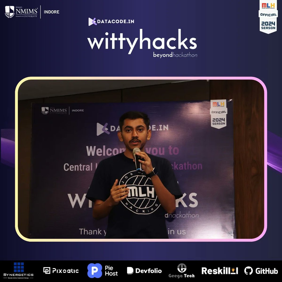 Datacode_in's tweet image. Immense gratitude to Vinayak Rawat, our esteemed MLH Coach, for their invaluable contribution to our hackathon journey! 🎉
Vinayak's mentorship sessions were nothing short of transformative, empowering participants with skills and confidence. 💖✨