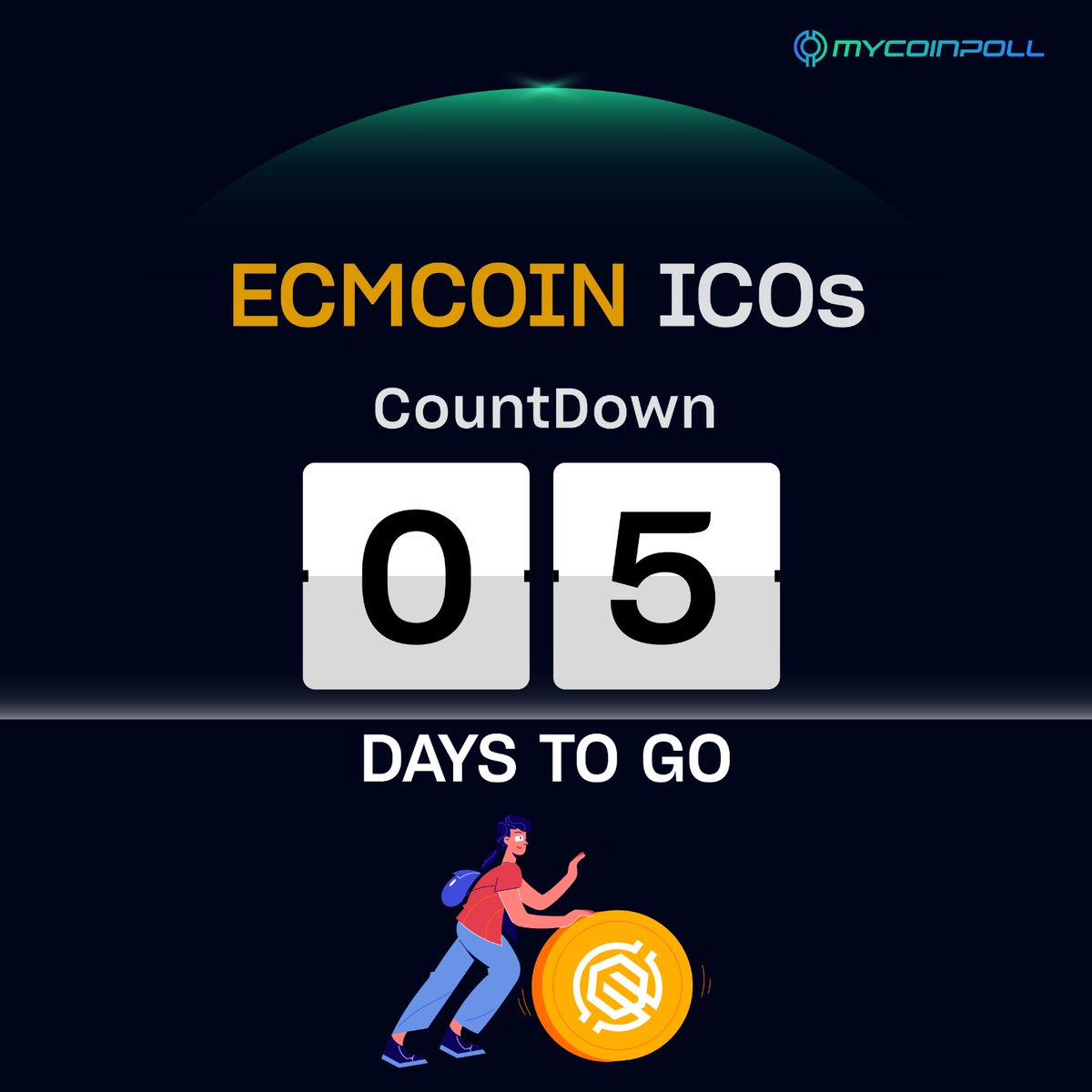 Dear valued members,

We would like to inform you that the public presale of the 💰 ECM Coin Initial Coin Offering (ICO) will commence in 🔜 5 days. We encourage you to take advantage of this opportunity to purchase ECM Coin at a discounted price by visiting our website. This…