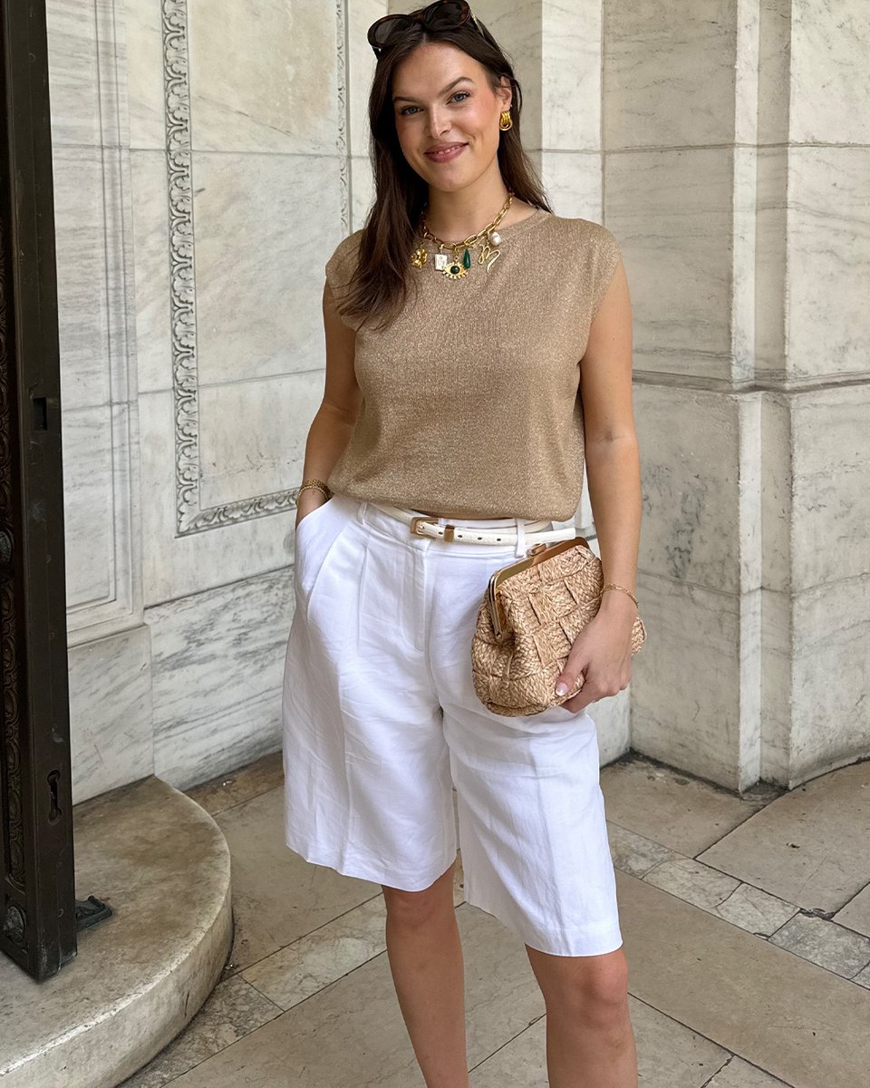 The long and short of it? You need Maggie McCormack's summer-ready looks 💁‍♀️ Shop The Pleated Long Short and *so much* more: spr.ly/6019jkNjD