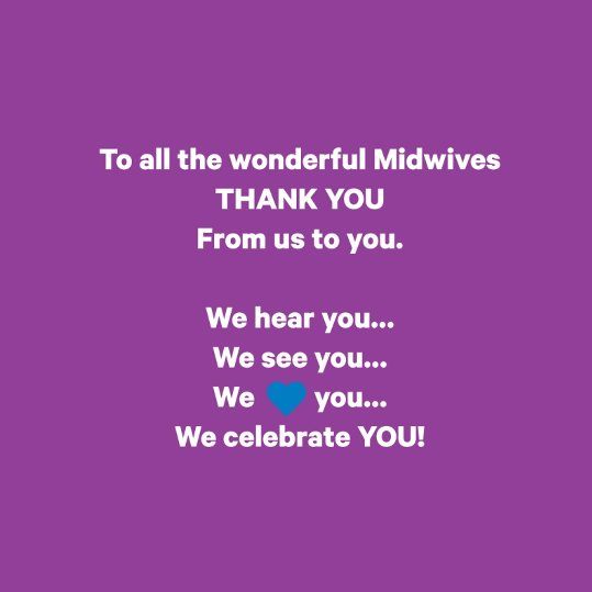 Celebrating the strength, skills and empathy of midwives everywhere on #InternationalMidwivesDay.