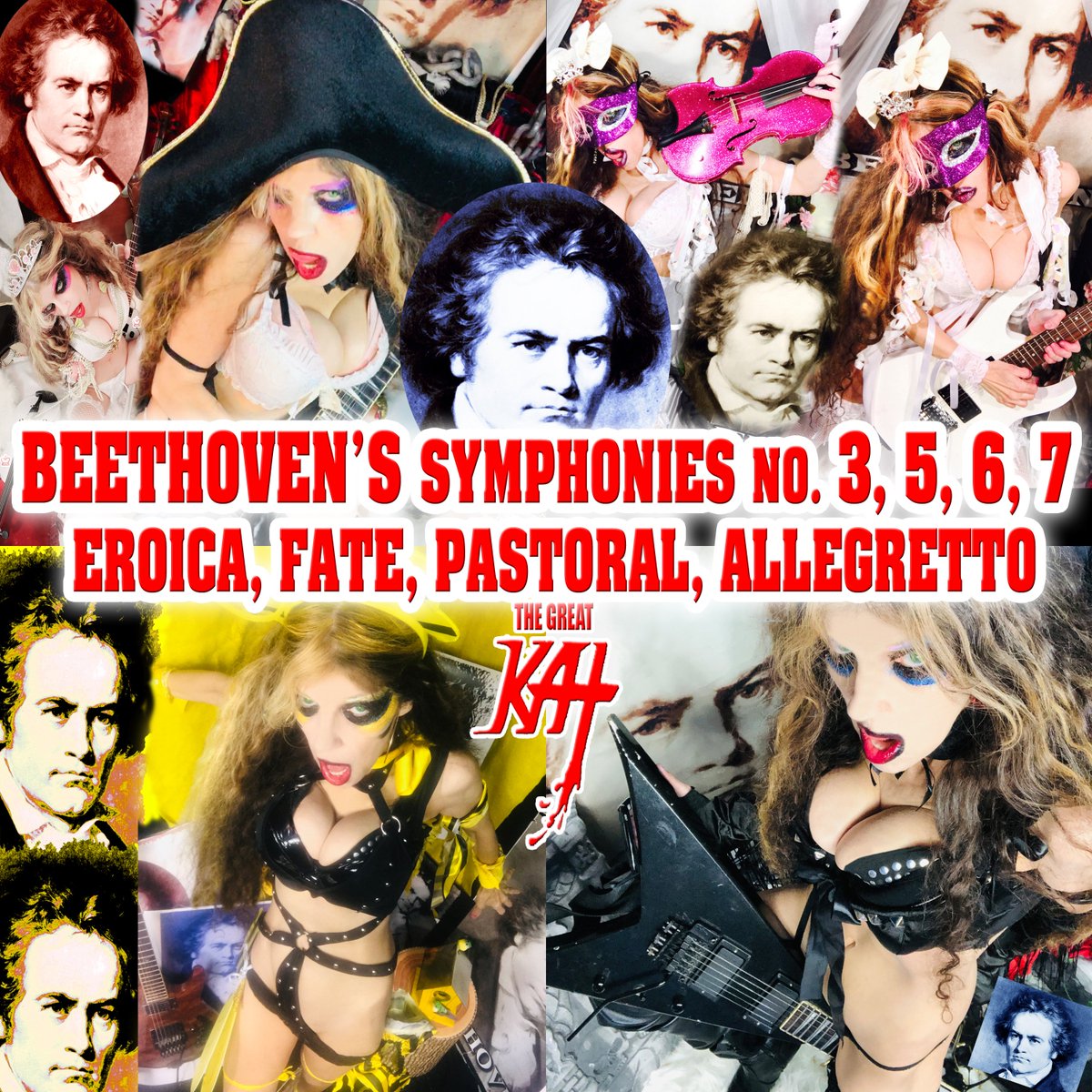 NEW ON #SPOTIFY!
Beethoven's Symphonies No. 3, 5, 6, 7 Eroica, Fate, Pastoral, Allegretto - Single by The Great Kat on Spotify
open.spotify.com/album/6rHe3r1q…

#THEGREATKAT #REINCARNATION OF #BEETHOVEN