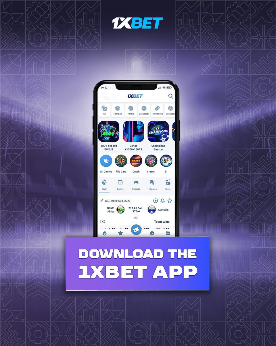 Download the #1xBet app, create an account or just log in and enjoy the game everywhere you want 📲 All the information here 👉 cropped.link/mobtw