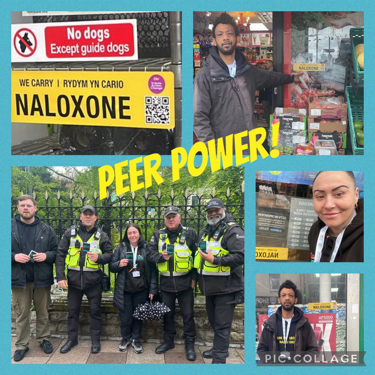 The peers have been out and about this week training shop keepers and they also issued the City wardens with naloxone replenishment. Great work everyone. 👏🏽👏🏽👏🏽👏🏽👏🏽 #naloxonesaveslives #peerpower