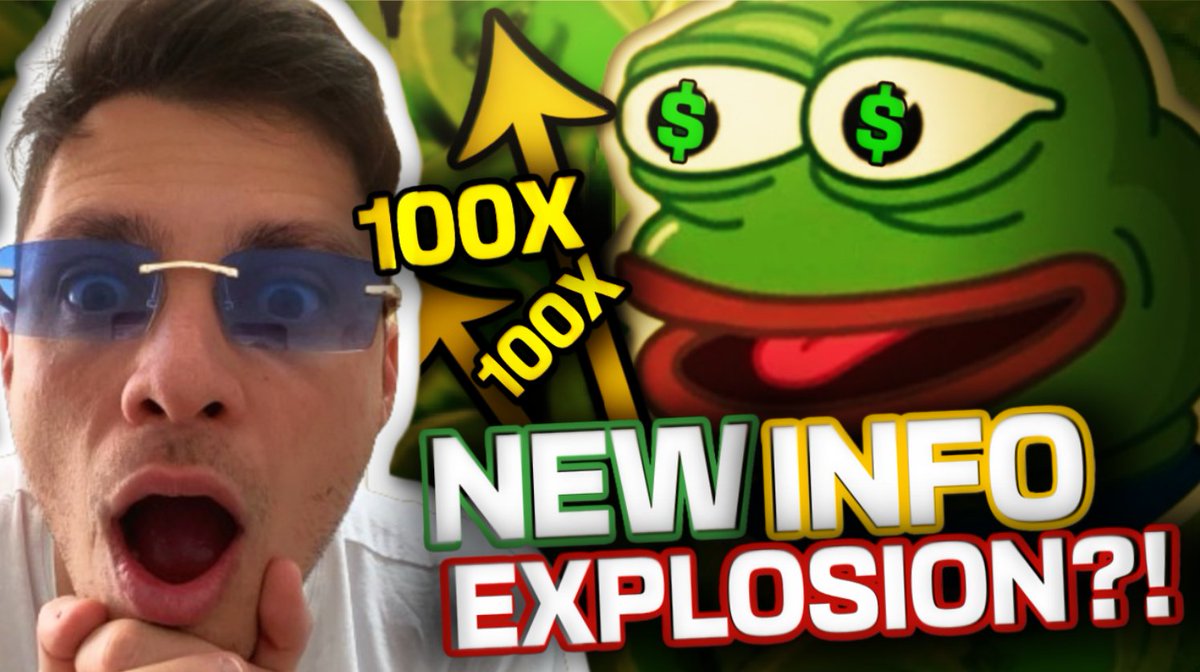 GossipatorNews's tweet image. PEPE COIN COULD TURN YOU INTO A MILLIONAIRE VERY SOON WITH THIS REALISTIC INFO?

#memecoin #memes   #PepeToken #pepecoin    #crypto100x #MemecoinSeason2024

youtu.be/Wj-4updMfYc?si… via @YouTube