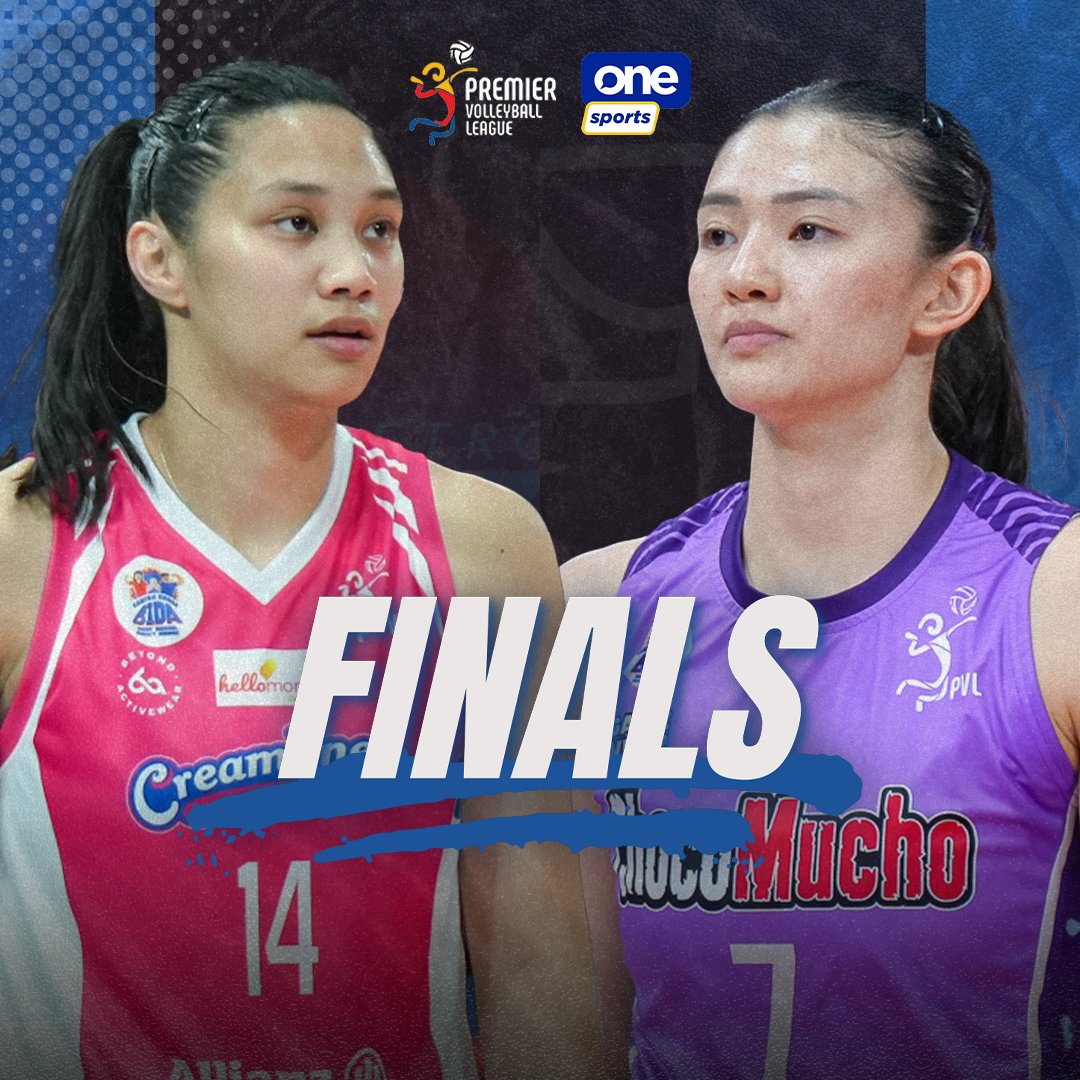 🍦 SISTER ACT 🍫

The Creamline Cool Smashers and the Choco Mucho Flying Titans will face off once again in the #PVL2024 finals!

Who's your pick to be the All-Filipino champion? 🤔

#PVLonOneSports #TheHeartOfVolleyball