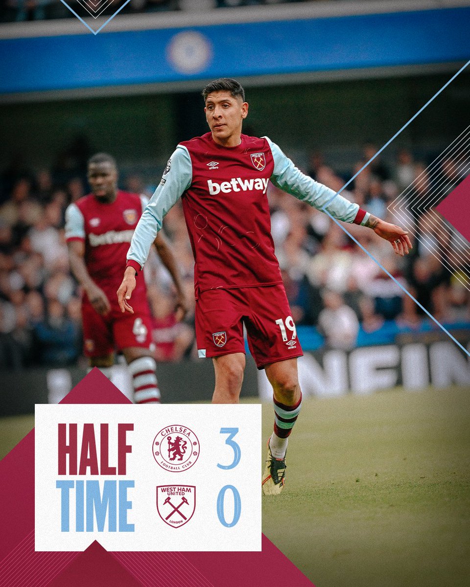 Behind after 45'.