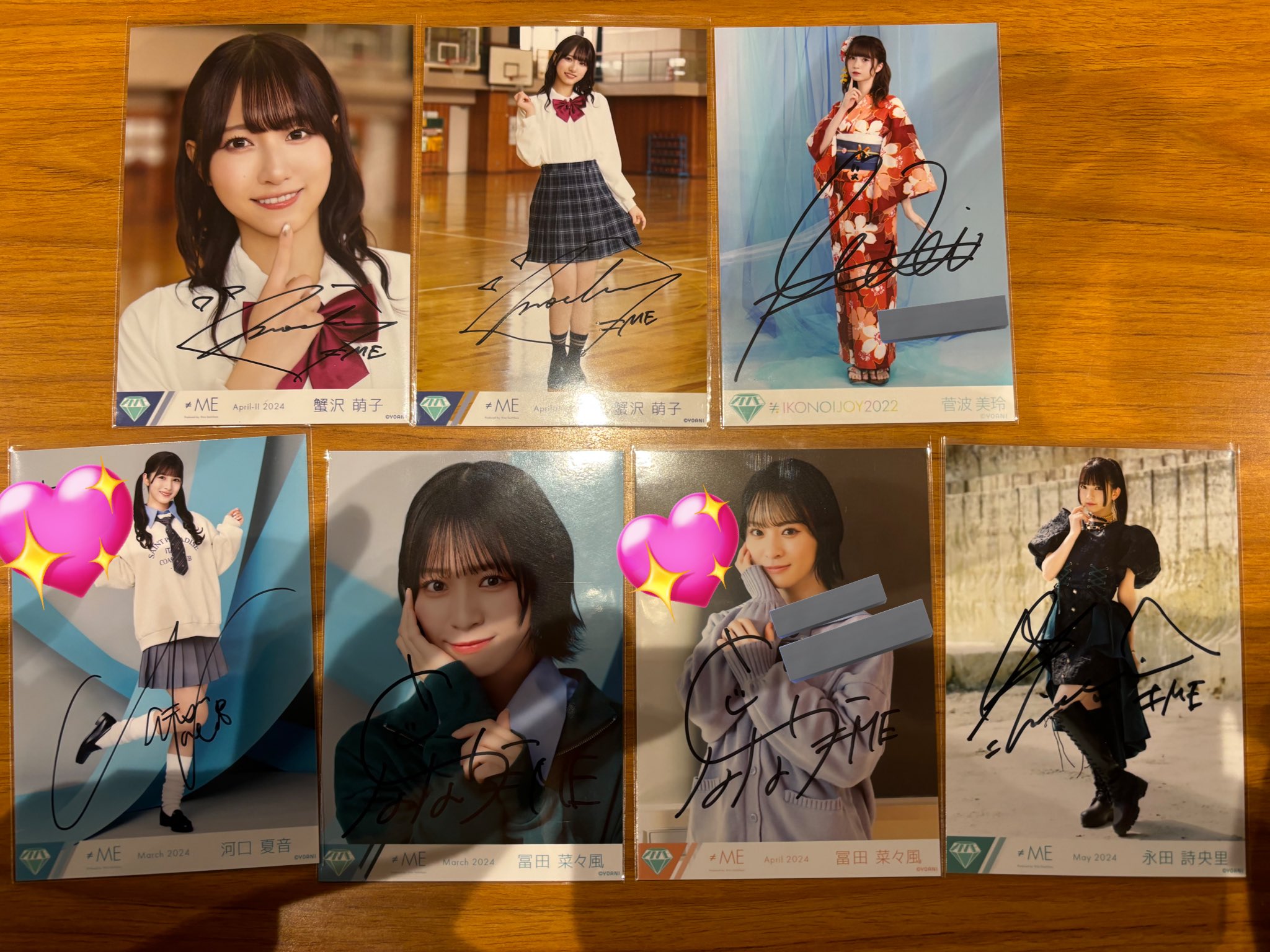 永田詩央里 Marcato 直筆 ノイミー 永田詩央里 Marcato 直筆