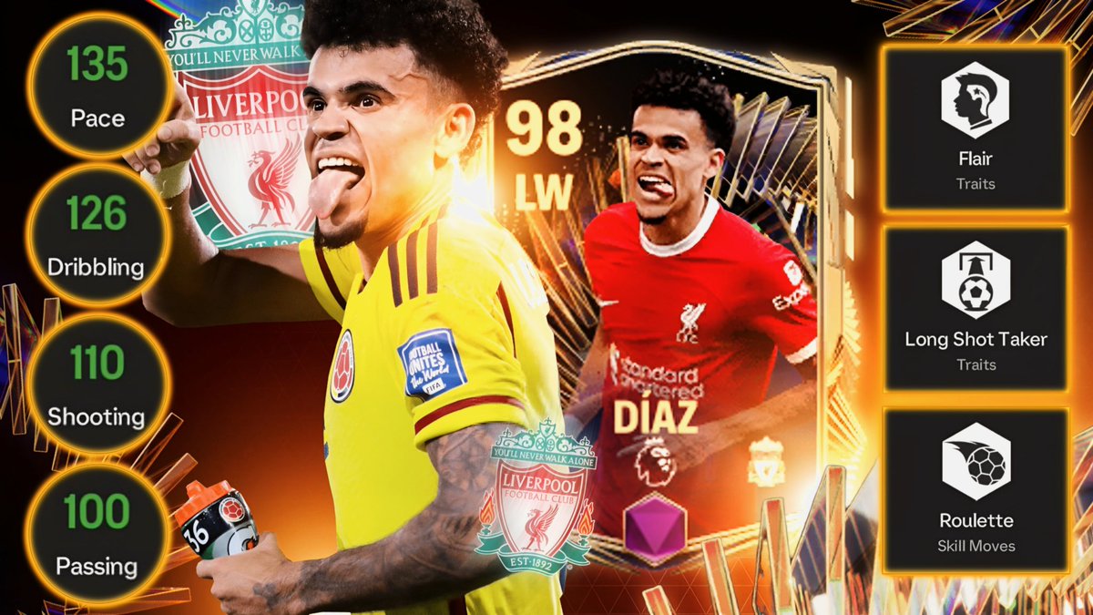 TOTS LW LUIS DÍAZ - BEST BUDGET LW UNDER 100 MIL COINS IN FC MOBILE!! #FCMobile New Video is OUT 🎦 youtu.be/4xoCsg3SErY?si… @Nikolas7FC @MariusMM06 @tutiofifa RT APPRECIATED 🔄❤