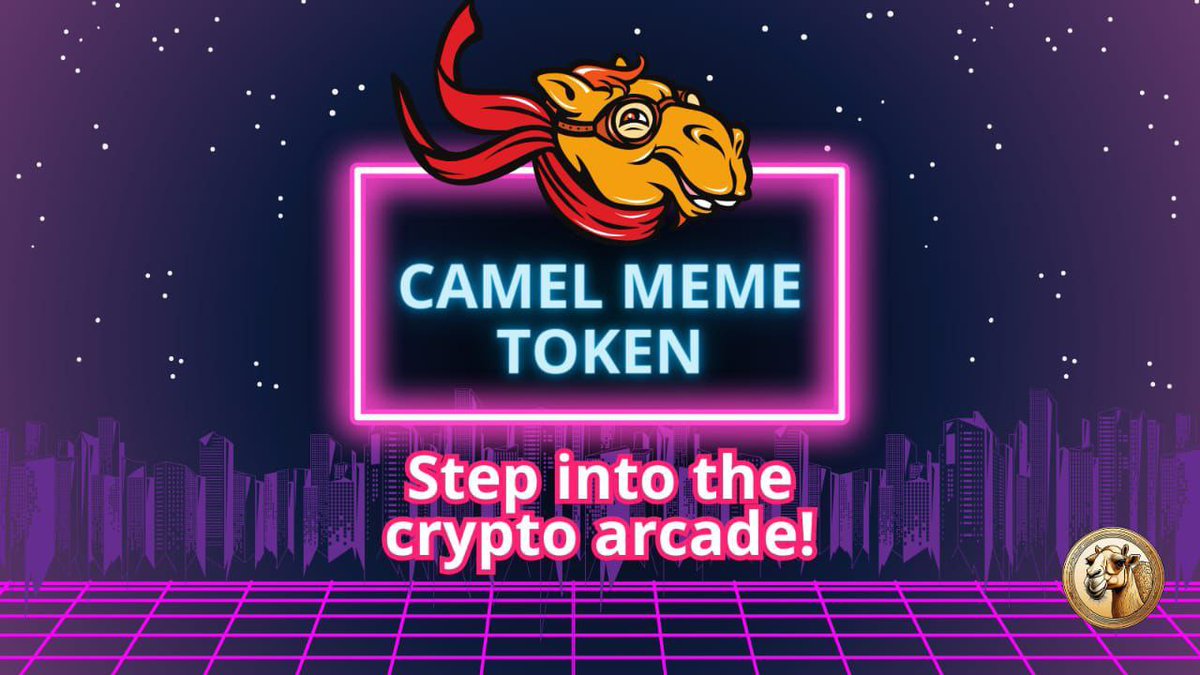 Camel Meme Token - Where gaming skills light up your wallet. #neonvibes #crypto #gamingrewards