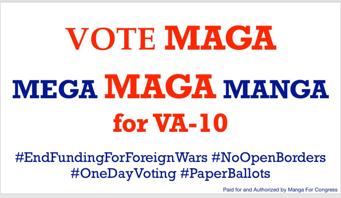 Professional titles are to make a living,  Real Leaders are to make a difference! 
That’s why you need a MAGA! A #MegaMAGAManga in Congress! 
Grassroots Leaders don’t complain or react! They dive right into action to protect the rights of people! 

As a proven Grassroots Leader,…