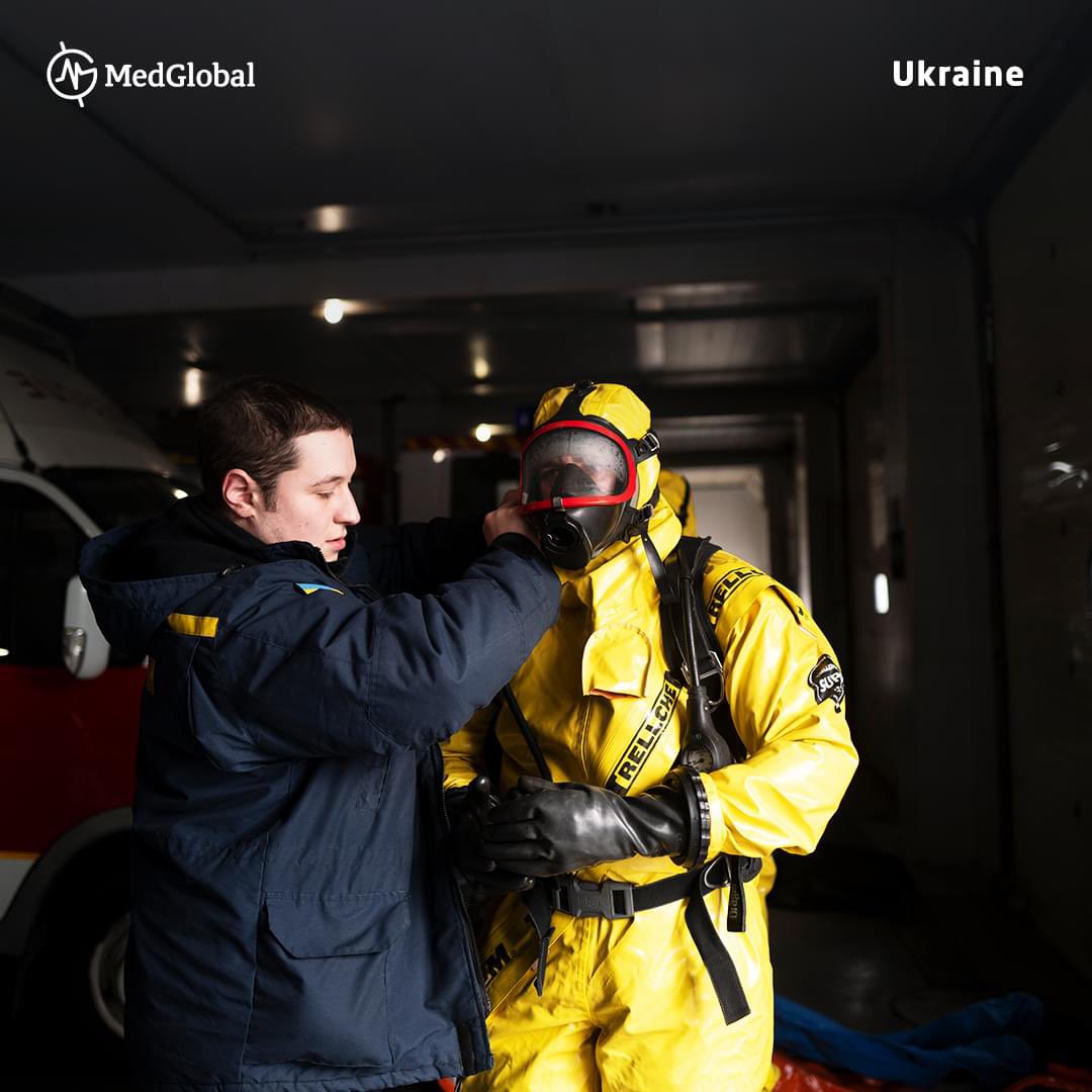 Since the beginning of the war in 2022, @medglobal teams trained 3,817 #Ukrainian healthcare professionals and medics on point of care ultrasound, trauma surgery, mental health, ACLS, PALS, nursing care, chemical weapons preparedness and mass casualties @Ukraine
