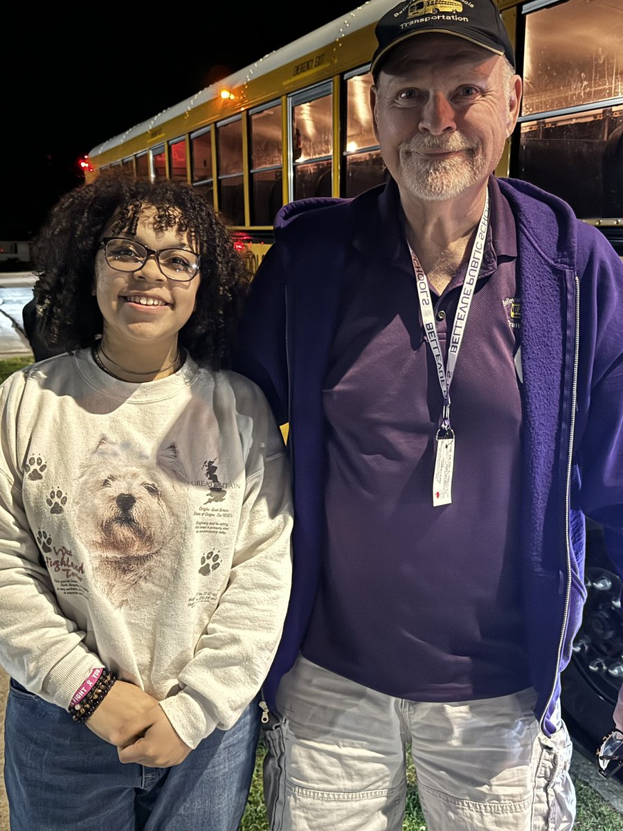 Last night our daughter Chelsea took her last bus ride from @bps_transport. We want to thank Bob Queen and each and every one of the drivers from #TeamBPS for their amazing professionalism. They’ve safely driven her well over five thousand miles during her years in school.