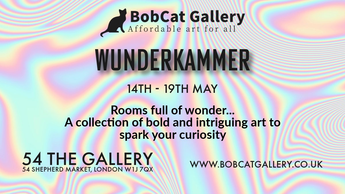 Thrilled to show with some brilliant artists in @BobCat_Gallery Wunderkammer! Join us on 14th PV or daytime 10-5pm 15-19 May #fineart #culturalidentity #bobcatgallery #pernillaiggstrom #oilonorganza #diversity