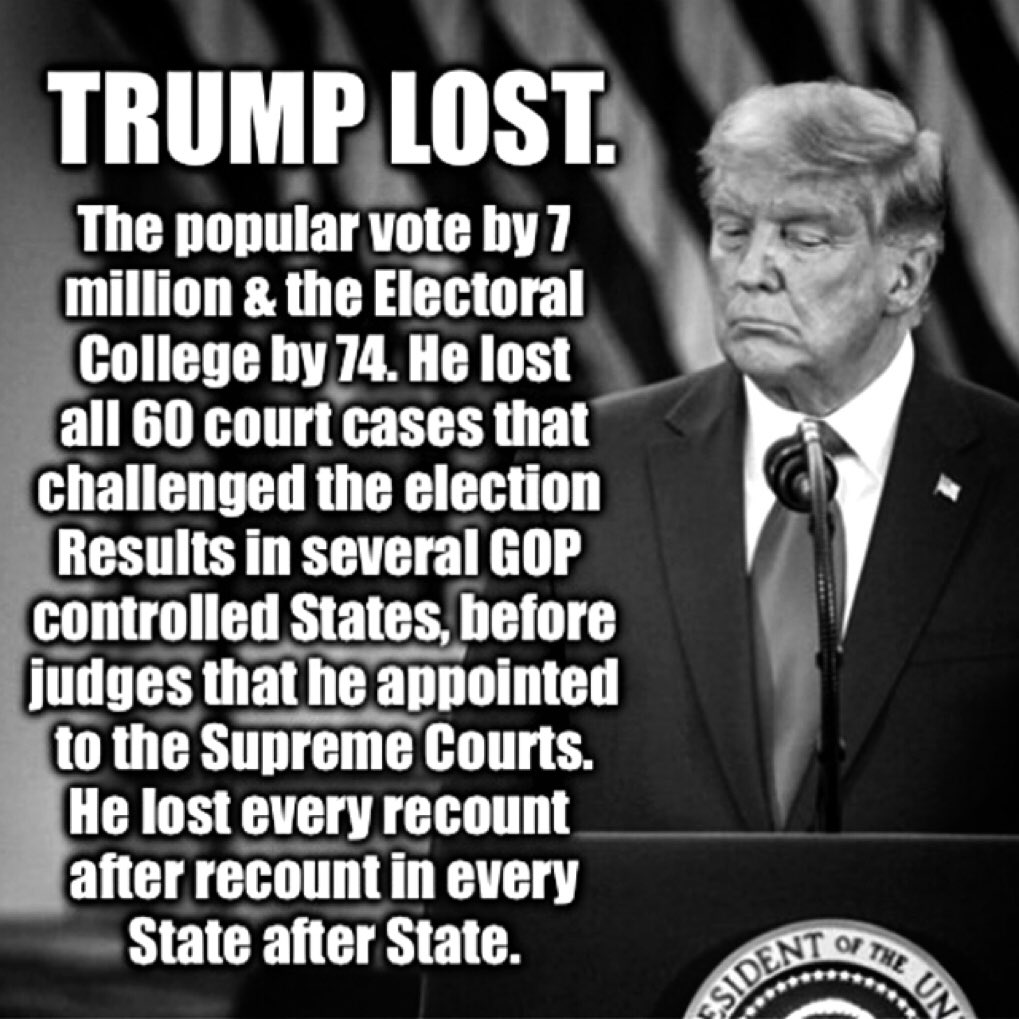 What Election Fraud?! TRUMP LOST: