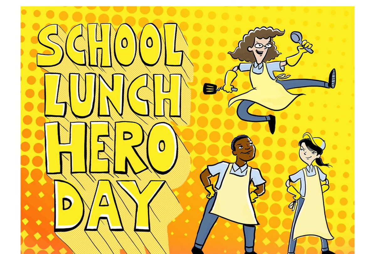 Let's give a big shoutout to our incredible school lunch professionals who work tirelessly to ensure our students are nourished and ready to learn. Thank you for your dedication and hard work! #SchoolLunchHeroDay #ThankYou
