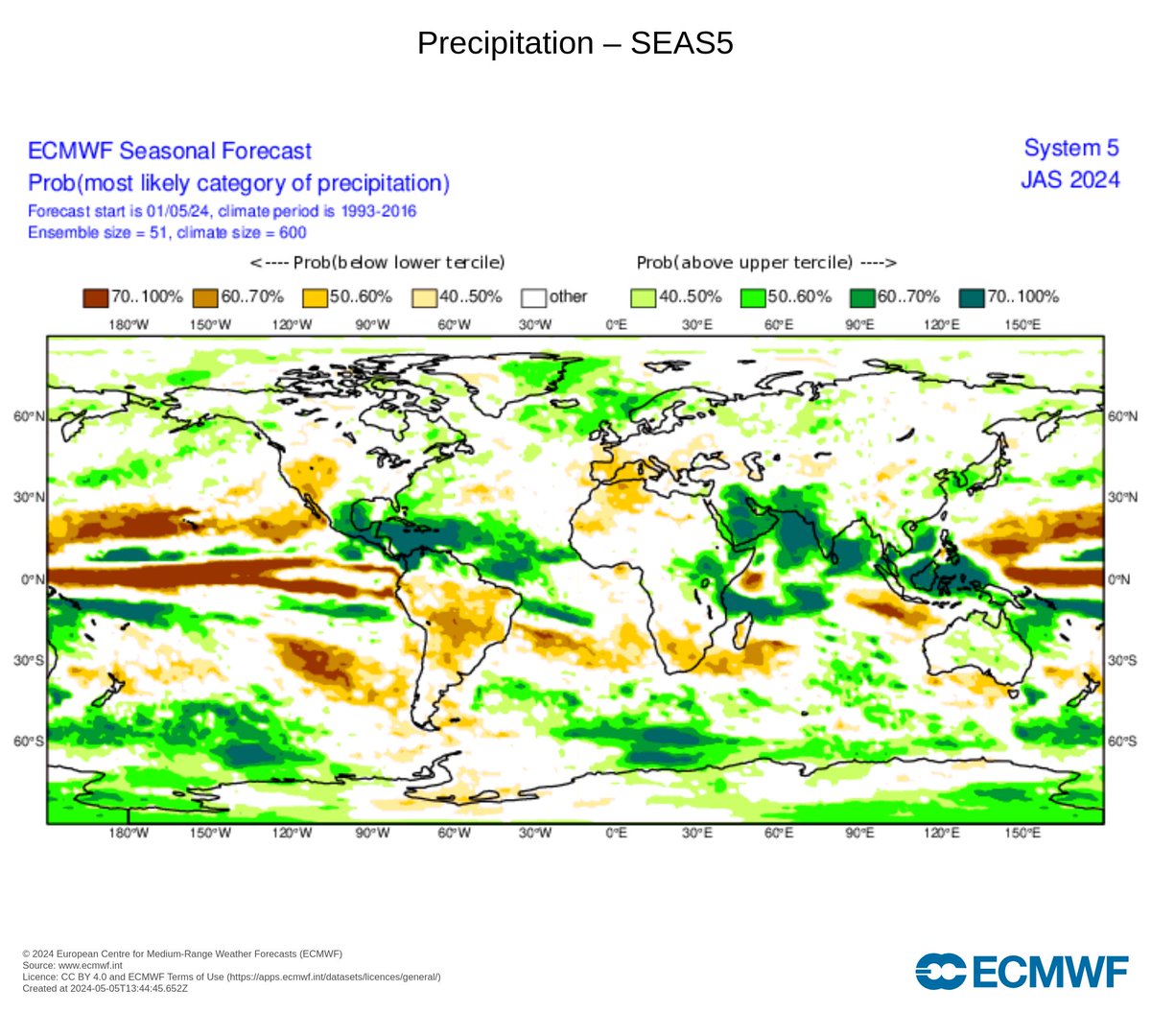 Long Range ECMWF latest forecast Indicates Awesome Kickstart of SWM 2024 across core Monsoon areas.

Almost Good July month Across Kavery Catchments expected.

Following June July and Bounty August for Gujarat Mumbai Maharashtra Konkan Karnataka Kerala and other core monsoon…