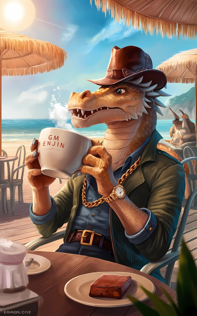 GM #Enjin family #DragonBrothers #RockingDragon I hope you are having a good time, rest and relax so that you have enough energy to face the world in the next day 👋😎💚
Greetings 

#FuelTheEnjin #EnjinFamily