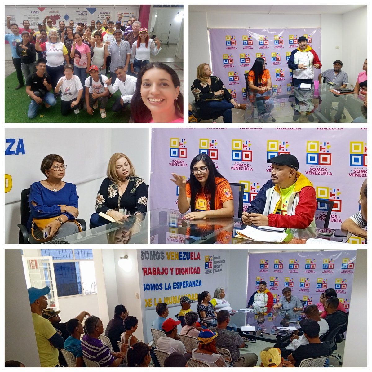 Encuentro de lideresas y líderes trabajadores de la @RedPSTNacional del @MSomosVen Uníos venceremos! La clase trabajadora se organiza, con banderas de luchas, con producción social y formación. Amando a nuestra Patria 💛💙❤️ Chávez vive y Nicolás continúa este #28jul 🤗