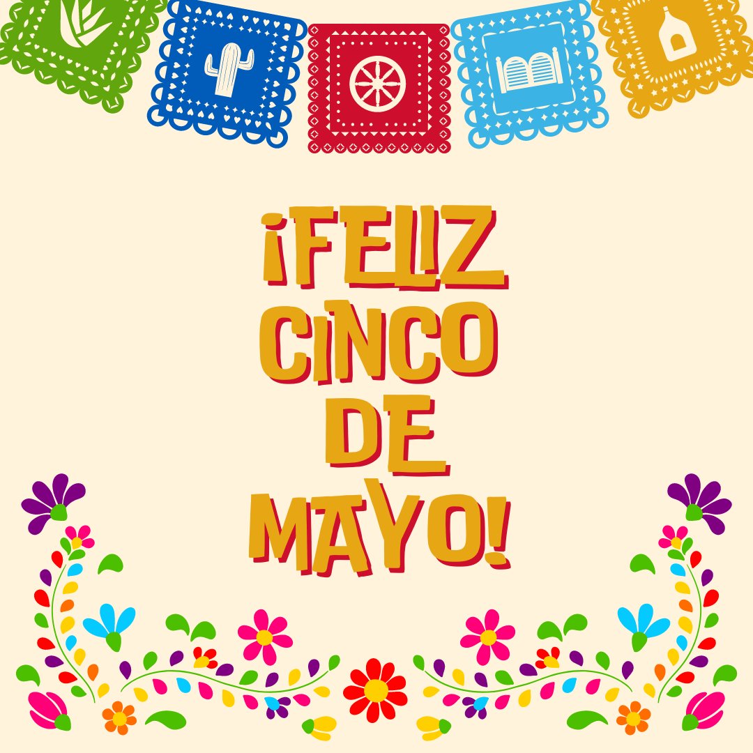 ¡Feliz Cinco de Mayo a todos! Let's use this day to learn, connect, and uplift each other. Embrace diversity and celebrate the beauty of Mexican culture! #CincoDeMayo