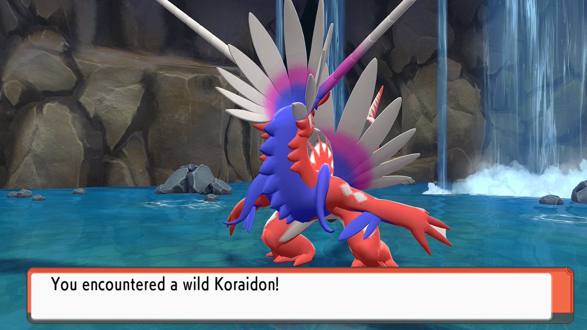 'Hey Koraidon look at that Pokemon behind you but don't make it obvious'
Koraidon: