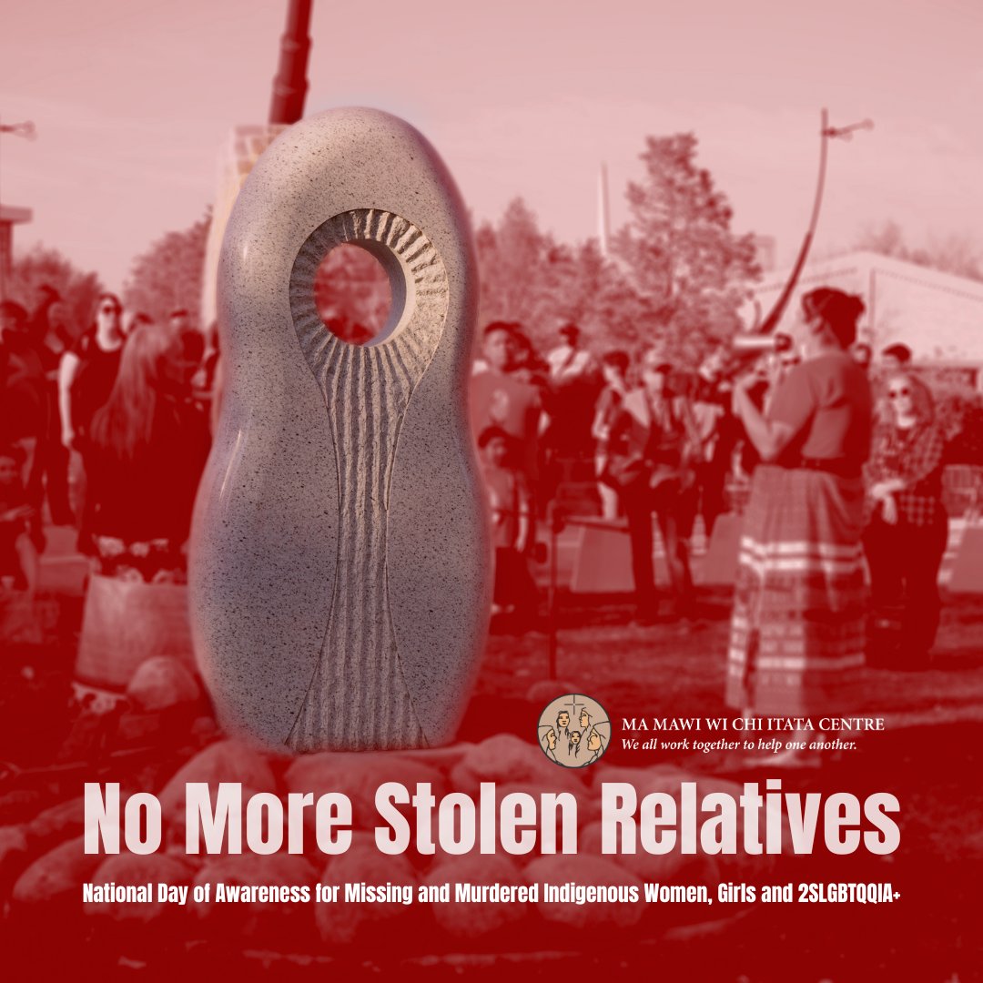 Today is the National Day of Awareness for Missing and Murdered Indigenous Relatives.

We encourage you to help spread awareness of the ongoing violence and injustices faced by our Indigenous women, girls, and 2SLGBTQQIA. We all have a responsibility to keep our community safe.