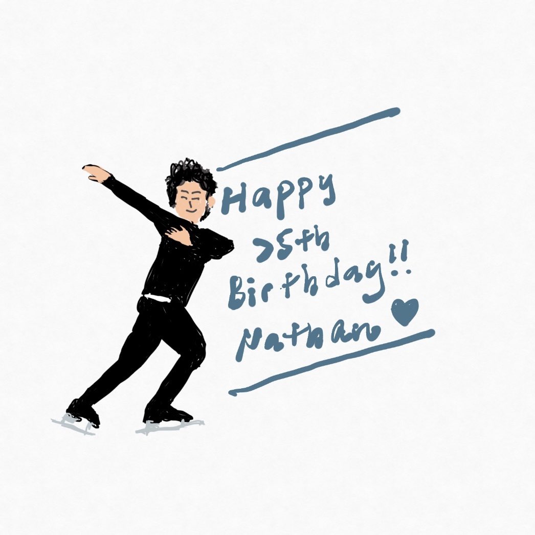 Happy 25th Birthday Nathan🎂🥳🎊🎁❤️⛸️
#GONathanHBD25
#NathanChenHBD25