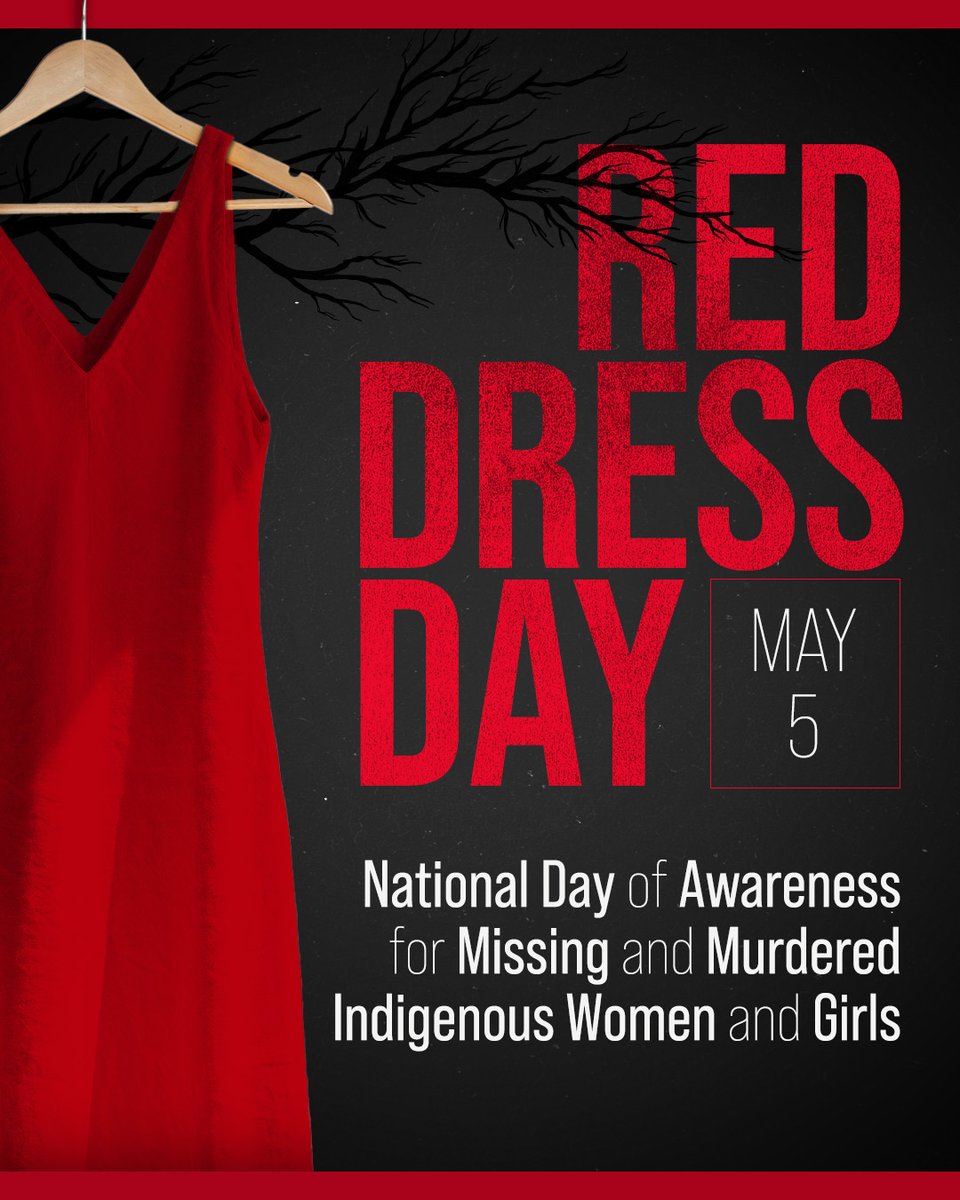 Red Dress Day is a day to honour the memories of missing and murdered Indigenous women and girls across Canada. Please like, share and follow.