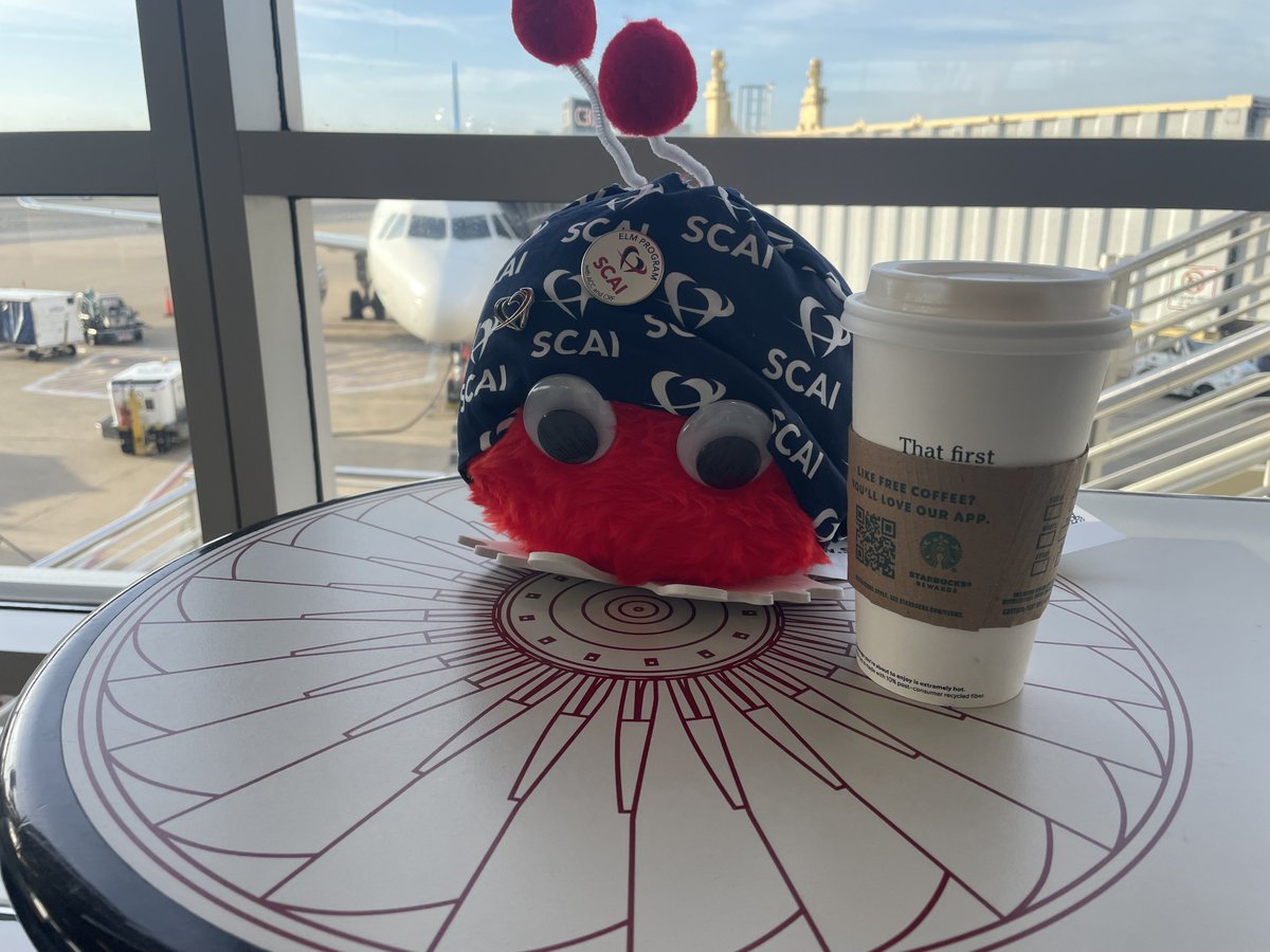 Stenty enjoyed seeing both old and new faces at #SCAI2024. Thank you to the program committee, faculty, staff, industry supporters, and, of course, attendees for making this year's meeting amazing! Safe travels! ❤️🛫 #AdventuresOfStenty