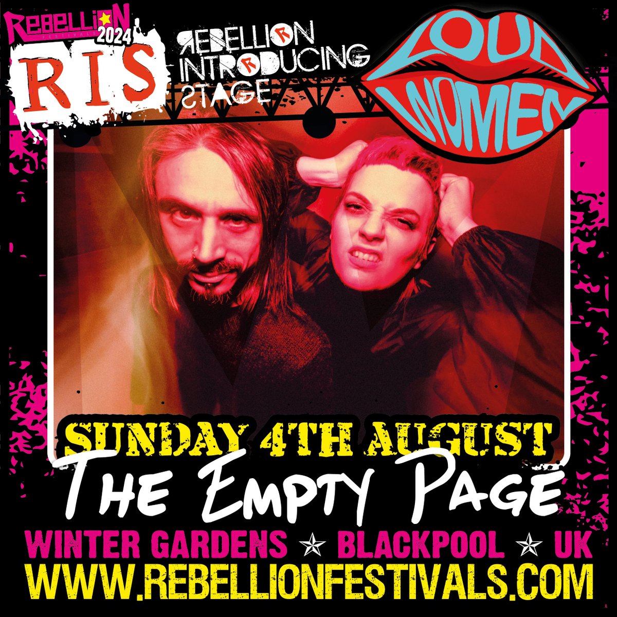 OMG we're playing Rebellion Punk Festival 2024 - you coming?