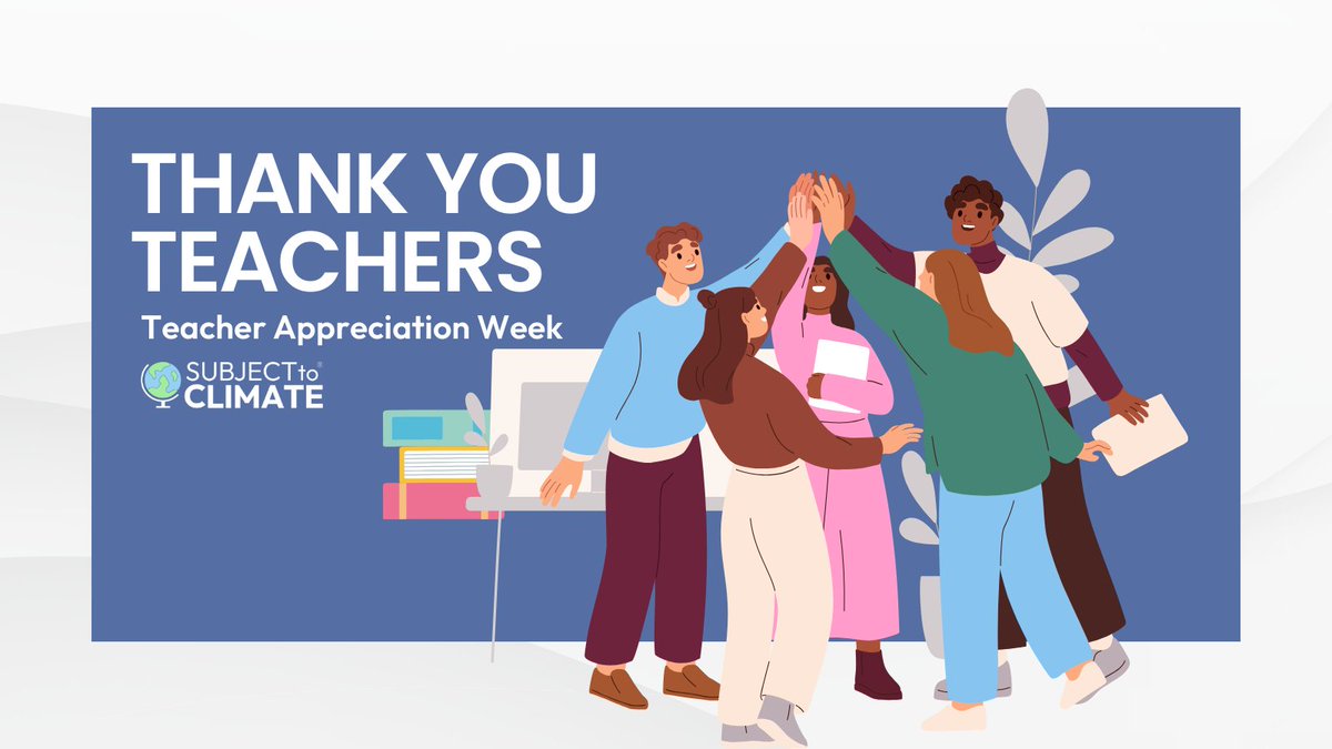 Crafted for teachers, by teachers, we believe in focusing on climate solutions, offering lesson plans that inspire hope and action.🌤️ This Teacher Appreciation Week, we thank you for joining us in this vital mission. #EmpowerEducators #ClimateAction #ClimateEducation