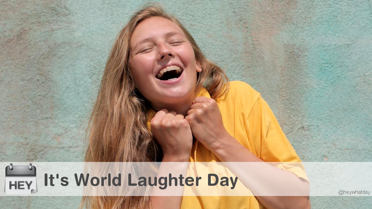 It's World Laughter Day! 
#WorldLaughterDay #LaughterDay #Laugh