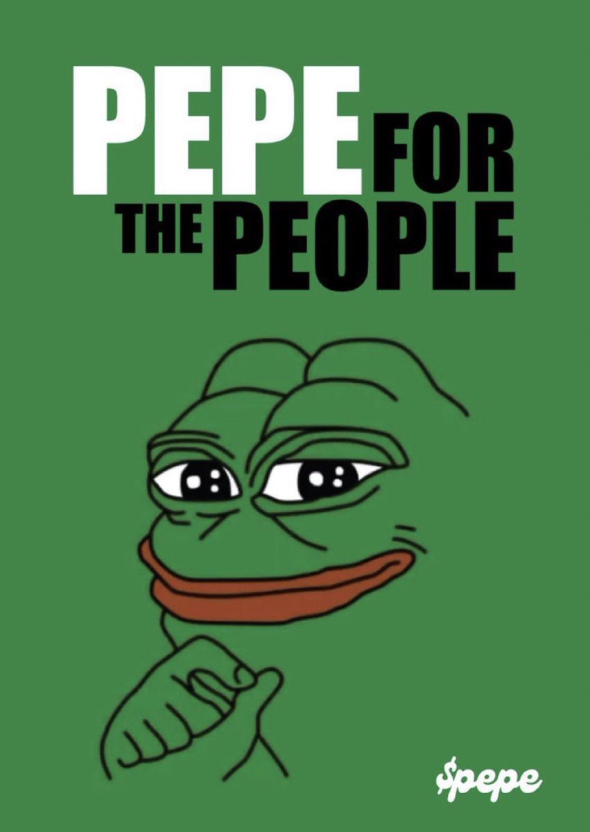 Why $pepe?
1👉.It achieved a market cap of 1 billion within 19 days in a BEARMARKET.
2👉.It's not yet listed on Coinbase and Robinhood.
3👉.The highest social engagement.
4👉.It's a genuine memecoin, unlike dog or cat coins that lack humor.
5👉.robust community support.
6👉.A…