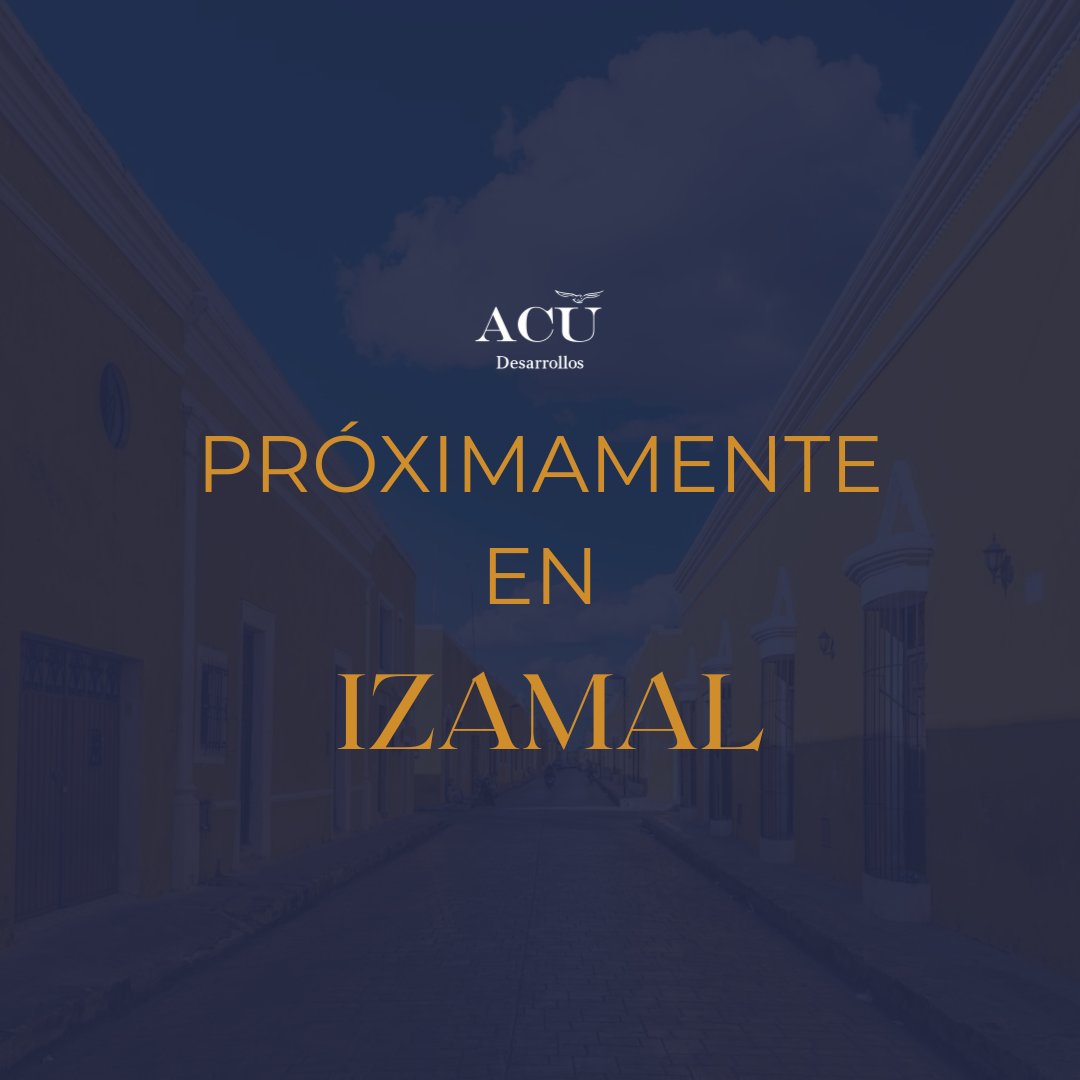 Prepárate para el próximo proyecto de Acu Desarrollos, en uno de los lugares más icónicos de Yucatán 🏛️✨

Más info
🌐 i.mtr.cool/qjouaxguqd

#realestate #realestatemexico #inversióninmobiliaria #visitmexico #pueblomágico