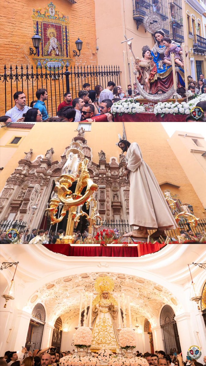 #radiotubecofrade
👉 En el día de hoy, la @Hdad_del_Carmen ha trasladado a sus Sagrados Titulares a la Iglesia de los Terceros @LaCenaSevilla
📸 Hermandad.
#ElCarmenTraslado
#TDSCofrade #Sevilla