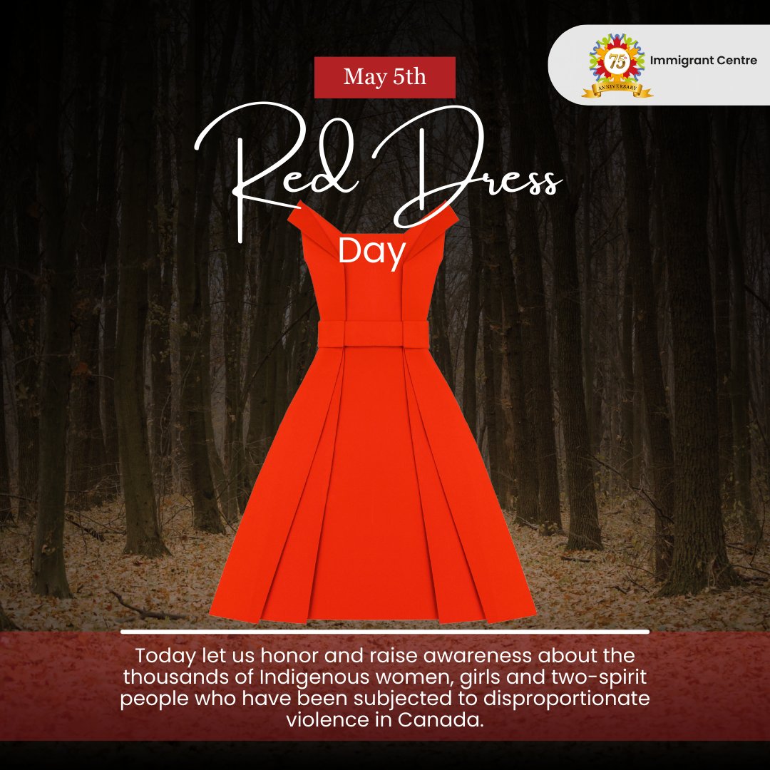 👗 Red is more than just a color. It's a symbol of solidarity, remembrance, and resilience. Join us in wearing red on May 5th to honor the lives of missing and murdered Indigenous women, girls, and two-spirit people.💪👏
#WearRed #IndigenousWomen #RedDressDay #JusticeForMMIWG2S