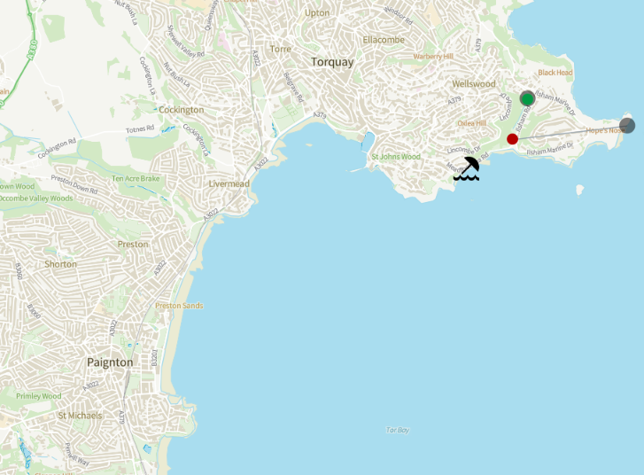 SWW's #WaterFitLive map is no longer clear of 🚩🚩

There are  ongoing #SewagePollution 'spills' at #Exmouth, #Dawlish and #Meadfoot on the south coast of #Devon 👇

Cc: @simonjamesjupp @kevin_j_foster @SteveBarclay @_RobbieMoore

#EndSewagePollution on a #BankHoliday!