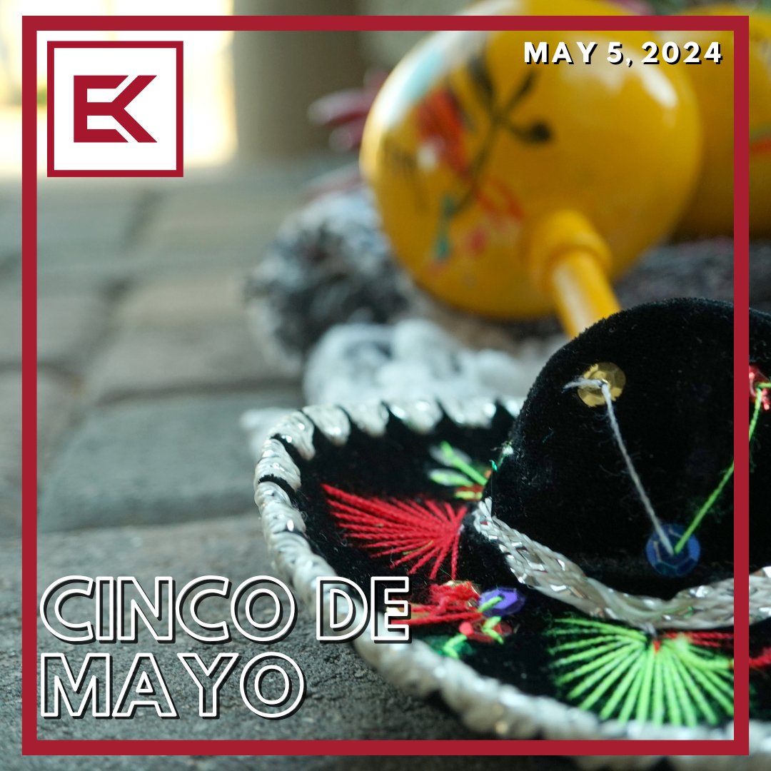 Feliz Cinco de Mayo! E&K Companies wishing you celebrations filled with great company, good food and unforgettable memories! May this day be a reminder of the strength and resilience of the Mexican people.

#EKCompanies #PassionatePeople #BuildingExcellence #CincodeMayo2024