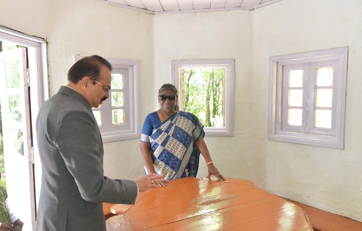 President Droupadi Murmu visited the Shimla Water Catchment Sanctuary, one of the first protected areas of the country. The sanctuary is known for its water harvesting and conservation plan and is home to a rich variety of flora and fauna.