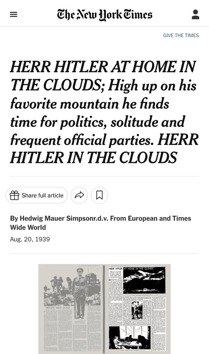 @jamisonfoser @nytimes easier on Hitler 12 days before WWII than Joe Biden now.