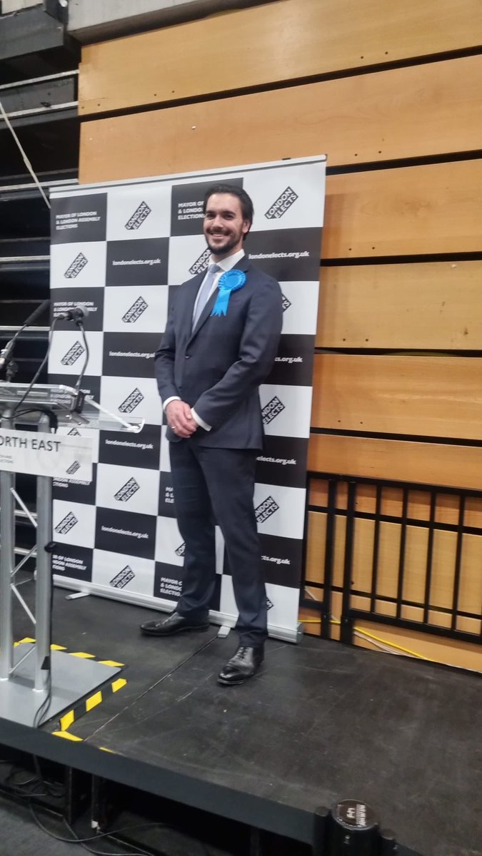 A huge thank you to all those in North East London that voted for myself, Susan Hall and the Conservatives.

We have elected an exceptional GLA team that will continue to champion all Londoners.

My gratitude to everyone that supported the campaign over the past 10 months.