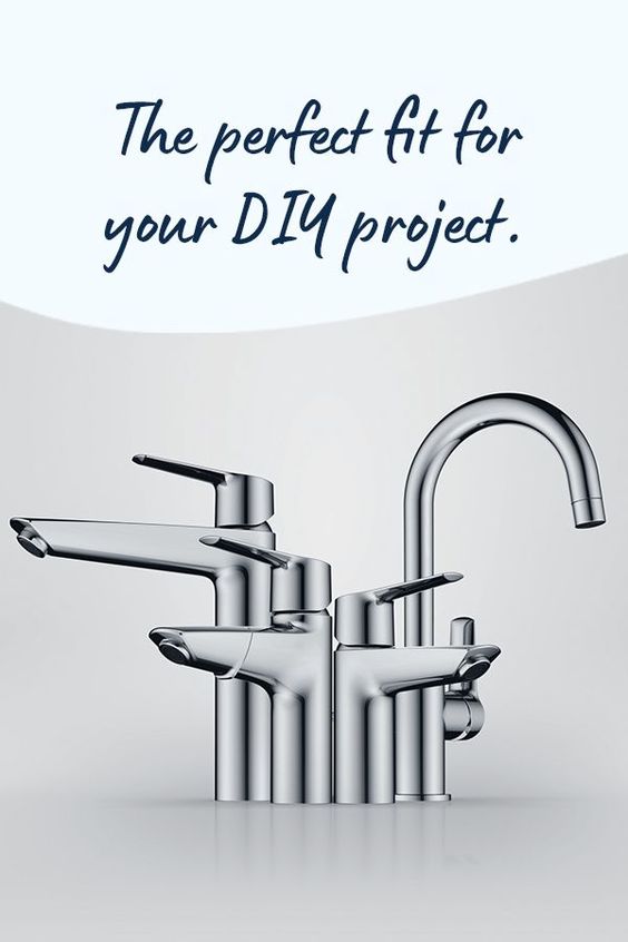 A versatile GROHE Start bath faucet will completely transform your kitchen. In S, M, L, XL versions, it's the perfect fit for your home improvement!. #GROHE #quickfix #surprisinglyeasy #renovationhack #diyproject #easydiy #homeimprovement